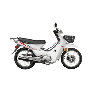 Flow 125 color blanco, moto urbana de 125 cc con diseño compacto